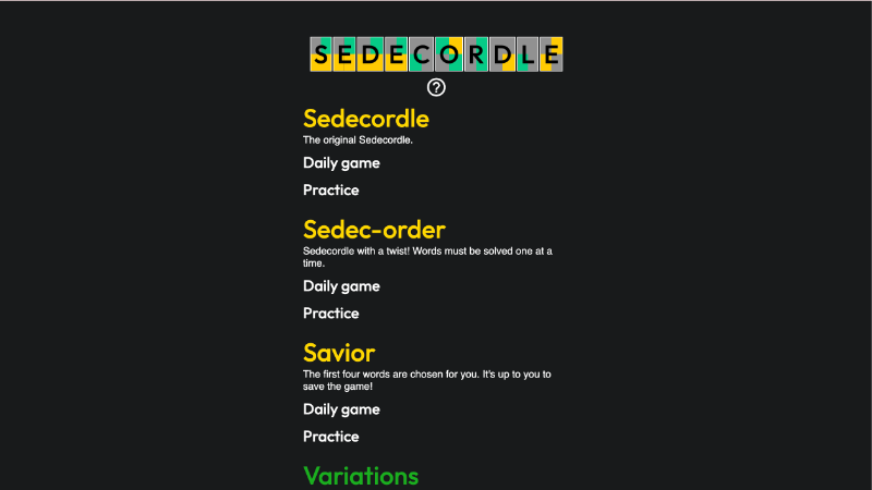 sedecordle